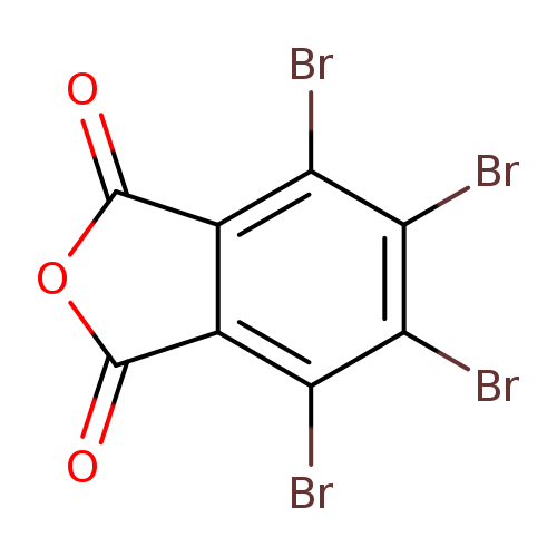 O=C1OC(=O)c2c1c(Br)c(c(c2Br)Br)Br