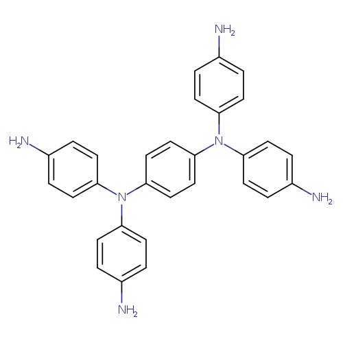 Nc1ccc(cc1)N(c1ccc(cc1)N)c1ccc(cc1)N(c1ccc(cc1)N)c1ccc(cc1)N