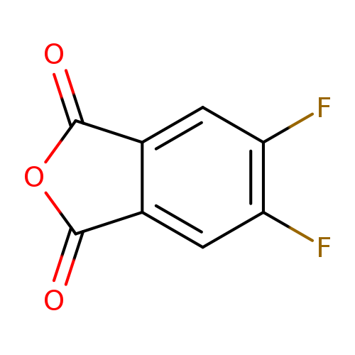 O=C1OC(=O)c2c1cc(F)c(c2)F