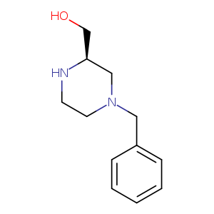 OC[C@@H]1NCCN(C1)Cc1ccccc1