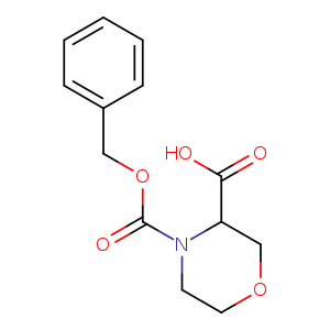 OC(=O)C1COCCN1C(=O)OCc1ccccc1