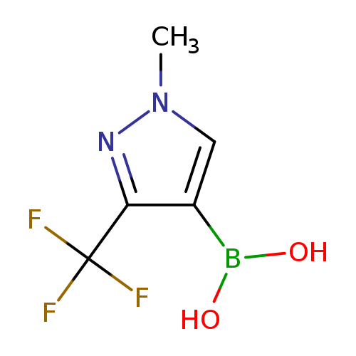 Cn1cc(c(n1)C(F)(F)F)B(O)O