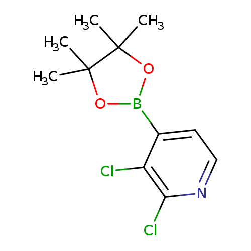 CC1(C)OB(OC1(C)C)c1ccnc(c1Cl)Cl