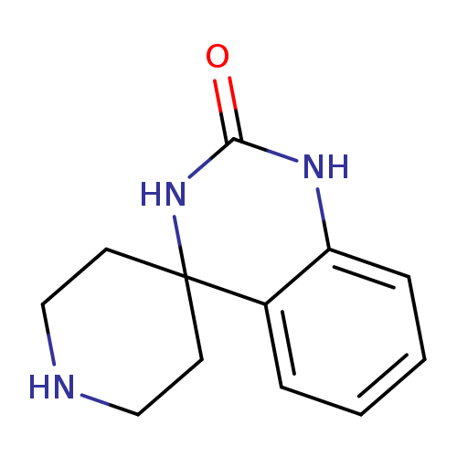 O=C1Nc2ccccc2C2(N1)CCNCC2