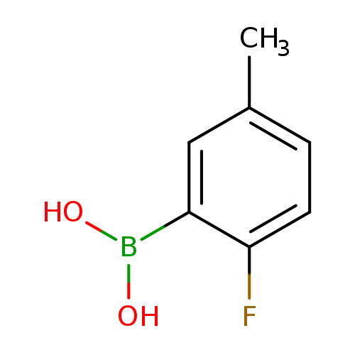 Cc1ccc(c(c1)B(O)O)F