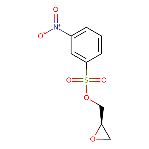 [O-][N+](=O)c1cccc(c1)S(=O)(=O)OC[C@H]1CO1