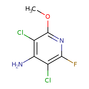 COc1nc(F)c(c(c1Cl)N)Cl