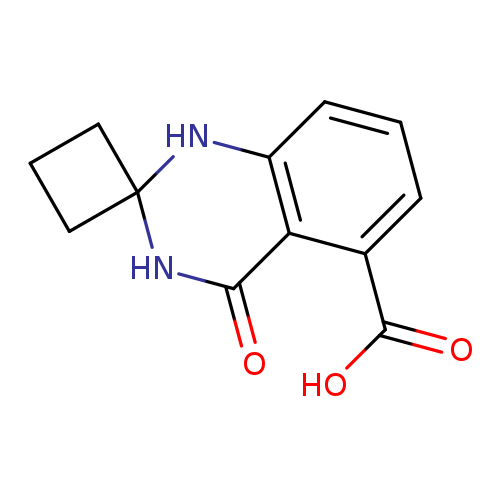 O=C1NC2(CCC2)Nc2c1c(ccc2)C(=O)O