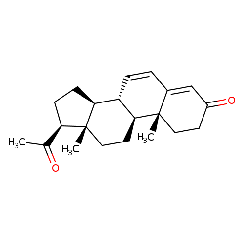 O=C1CC[C@]2(C(=C1)C=C[C@@H]1[C@@H]2CC[C@]2([C@H]1CC[C@@H]2C(=O)C)C)C