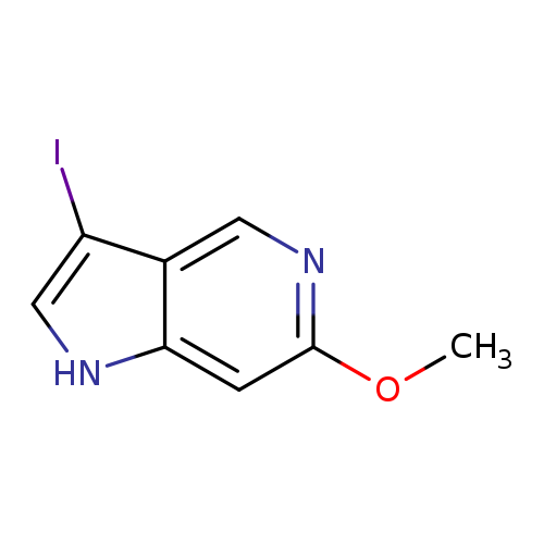 COc1ncc2c(c1)[nH]cc2I