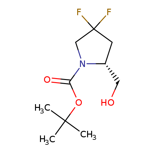 OC[C@H]1CC(CN1C(=O)OC(C)(C)C)(F)F