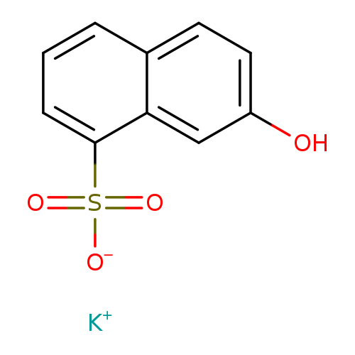 Oc1ccc2c(c1)c(ccc2)S(=O)(=O)[O-].[K+]