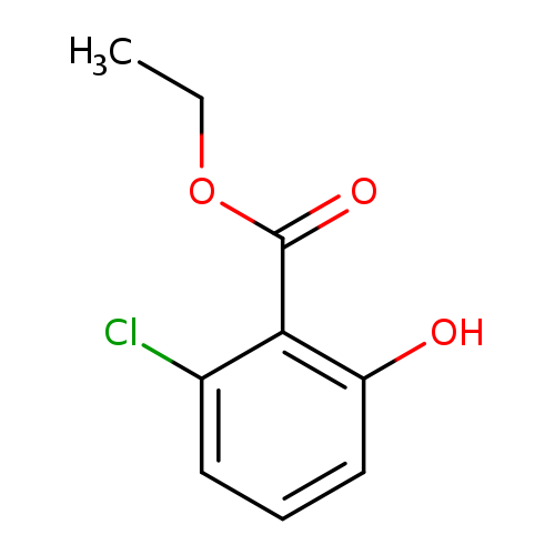 CCOC(=O)c1c(O)cccc1Cl