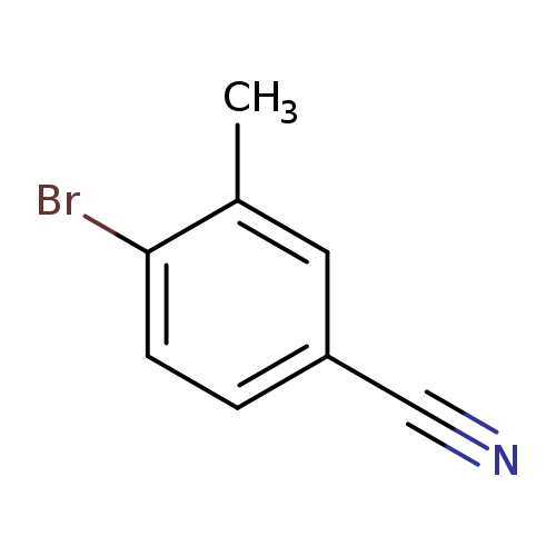 N#Cc1ccc(c(c1)C)Br