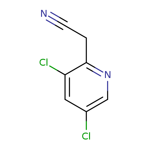 N#CCc1ncc(cc1Cl)Cl
