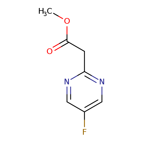 COC(=O)Cc1ncc(cn1)F