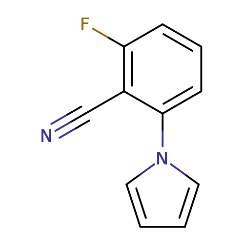 N#Cc1c(F)cccc1n1cccc1