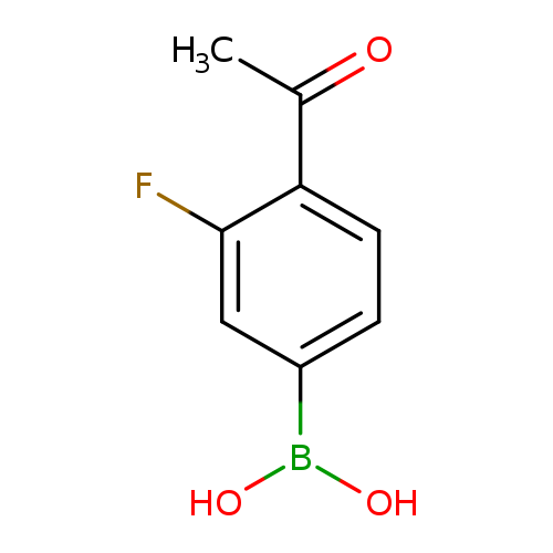 OB(c1ccc(c(c1)F)C(=O)C)O