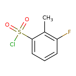 Fc1cccc(c1C)S(=O)(=O)Cl