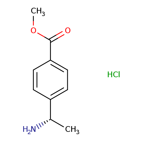 COC(=O)c1ccc(cc1)[C@@H](N)C.Cl