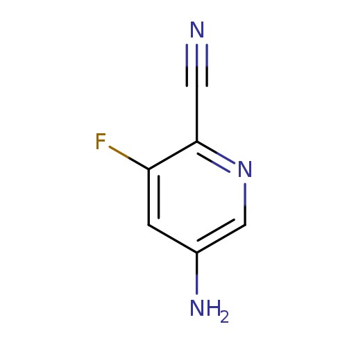 N#Cc1ncc(cc1F)N