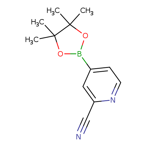 N#Cc1nccc(c1)B1OC(C(O1)(C)C)(C)C