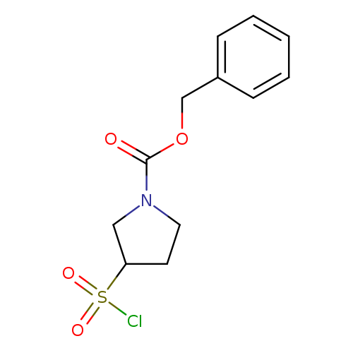 O=C(N1CCC(C1)S(=O)(=O)Cl)OCc1ccccc1