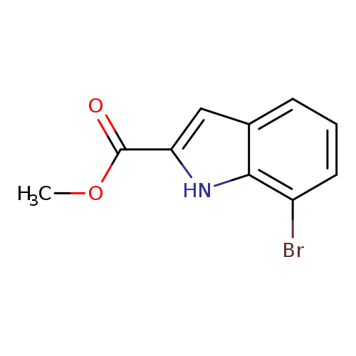 COC(=O)c1cc2c([nH]1)c(Br)ccc2