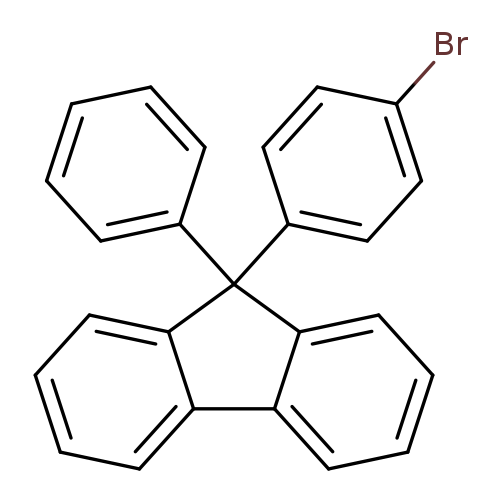 Brc1ccc(cc1)C1(c2ccccc2)c2ccccc2c2c1cccc2