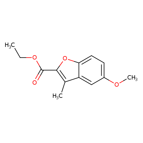 CCOC(=O)c1oc2c(c1C)cc(cc2)OC