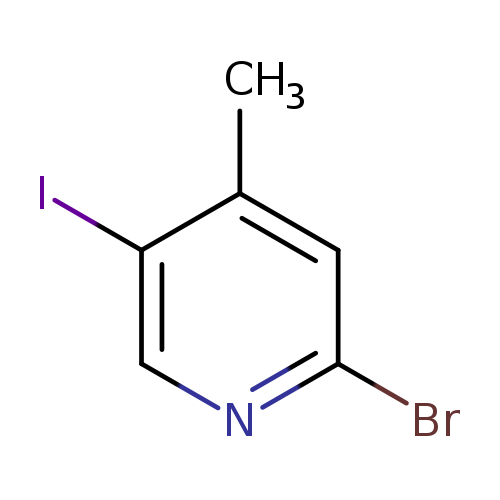 Brc1ncc(c(c1)C)I