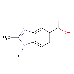 OC(=O)c1ccc2c(c1)nc(n2C)C