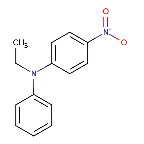CCN(c1ccccc1)c1ccc(cc1)[N+](=O)[O-]