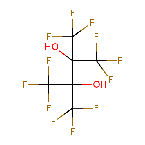OC(C(C(F)(F)F)(C(F)(F)F)O)(C(F)(F)F)C(F)(F)F