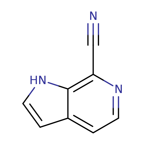 N#Cc1nccc2c1[nH]cc2