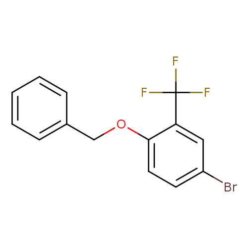 Brc1ccc(c(c1)C(F)(F)F)OCc1ccccc1