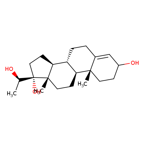 OC1CC[C@]2(C(=C1)CC[C@@H]1[C@@H]2CC[C@]2([C@H]1CC[C@]2(O)[C@H](O)C)C)C