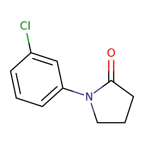 Clc1cccc(c1)N1CCCC1=O