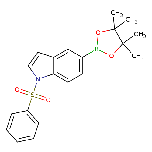 O=S(=O)(n1ccc2c1ccc(c2)B1OC(C(O1)(C)C)(C)C)c1ccccc1