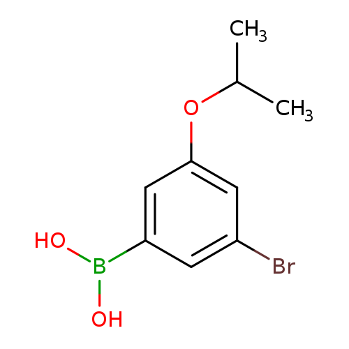 CC(Oc1cc(cc(c1)Br)B(O)O)C