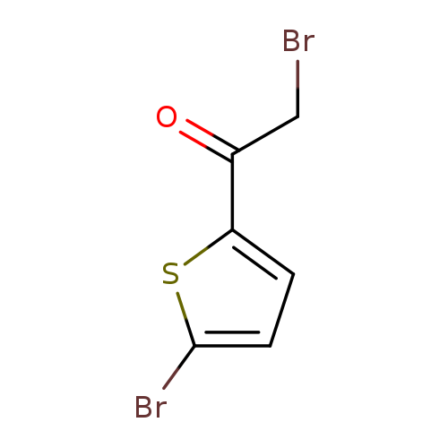 BrCC(=O)c1ccc(s1)Br