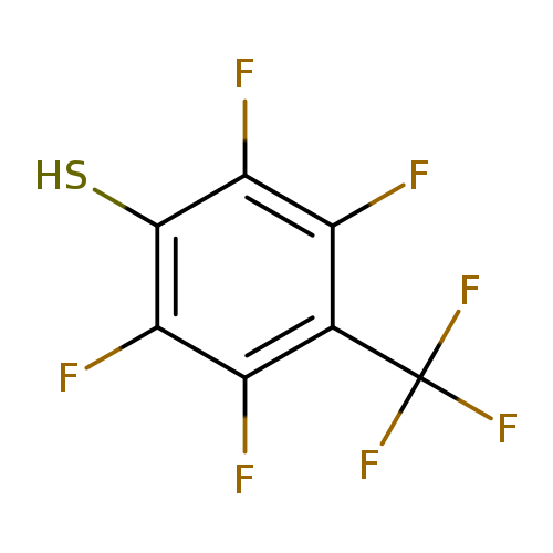 Fc1c(S)c(F)c(c(c1F)C(F)(F)F)F