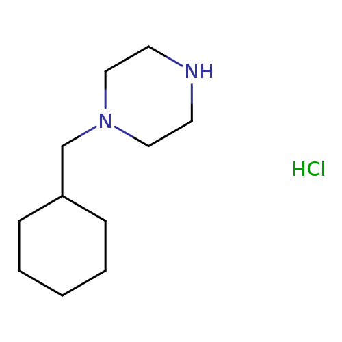 C1CCC(CC1)CN1CCNCC1.Cl