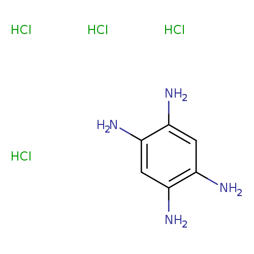 Nc1cc(N)c(cc1N)N.Cl.Cl.Cl.Cl