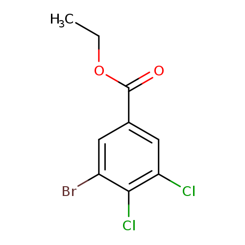 CCOC(=O)c1cc(Cl)c(c(c1)Br)Cl