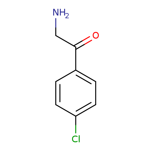 NCC(=O)c1ccc(cc1)Cl