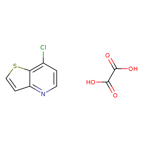 OC(=O)C(=O)O.Clc1ccnc2c1scc2