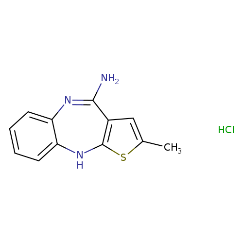 Cc1sc2c(c1)C(=Nc1c(N2)cccc1)N.Cl