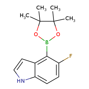 Fc1ccc2c(c1B1OC(C(O1)(C)C)(C)C)cc[nH]2
