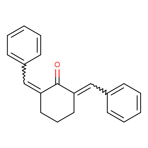 O=C1C(=Cc2ccccc2)CCCC1=Cc1ccccc1